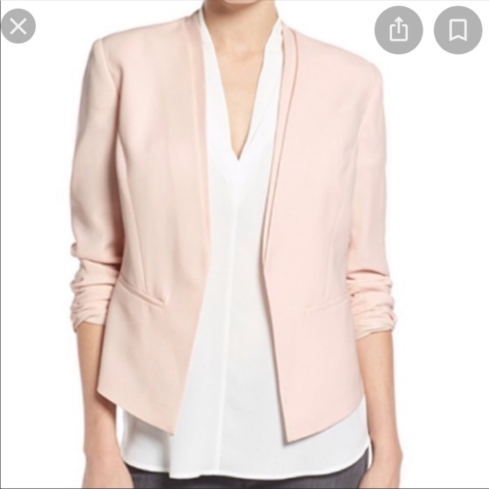 Halogen blush nude blazer